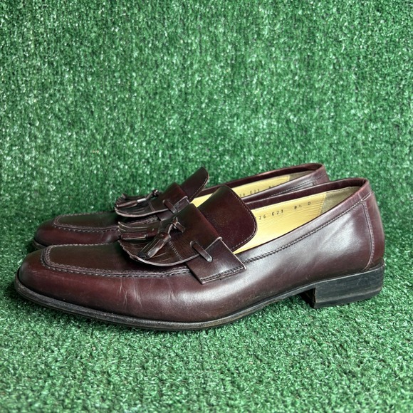 Salvatore Ferragamo Studio Kiltie Tassel Loafers Classic Shoes Brown Mens 8.5D main image 5